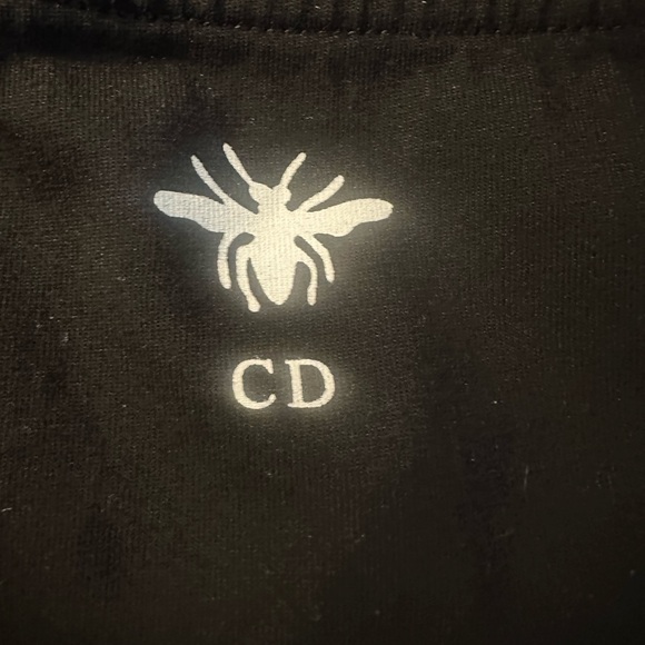 Dior Black Tee with White Logo - Picture 2 of 4